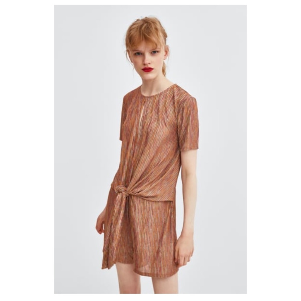 Zara striped romper